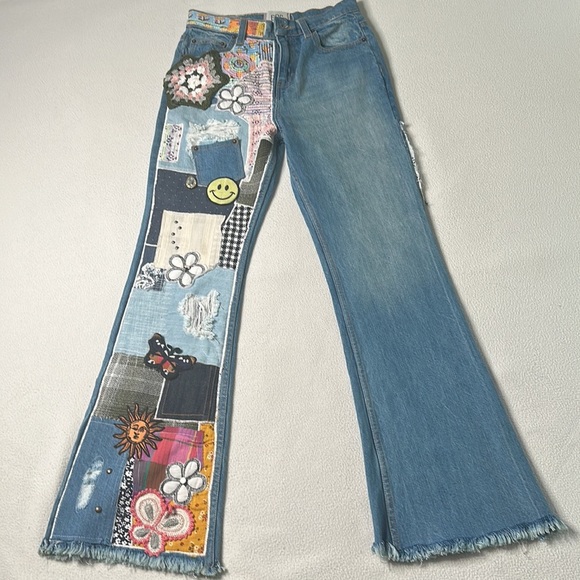 Urban Outfitters BDG Craft Flare Jean in Tinted Denim - Picture 10 of 10